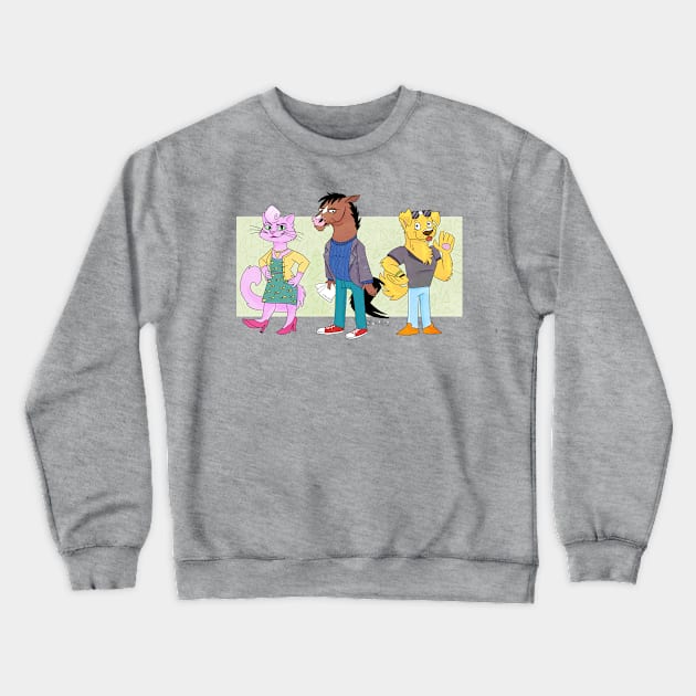 Bojack Crewneck Sweatshirt by SophieScruggs